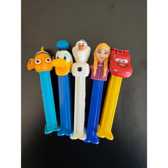 Disney Pixar Collectable Pez Dispensers Lot Fronzen, Cars, Nemo, Donald Duck - Picture 2 of 15
